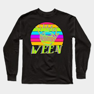 WEEN 80s Neon Sunset Long Sleeve T-Shirt